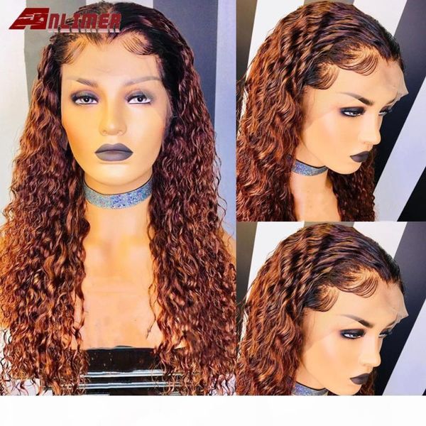 ombre highlight curly wig human hair lace front wig p1b30 brown color 13x1 t part lace brazilian remy hairfor women, Black;brown 
ombre highlight curly wig human hair lace front wig p1b30 brown color 13x1 t part lace brazilian remy hairfor women, Black;brown