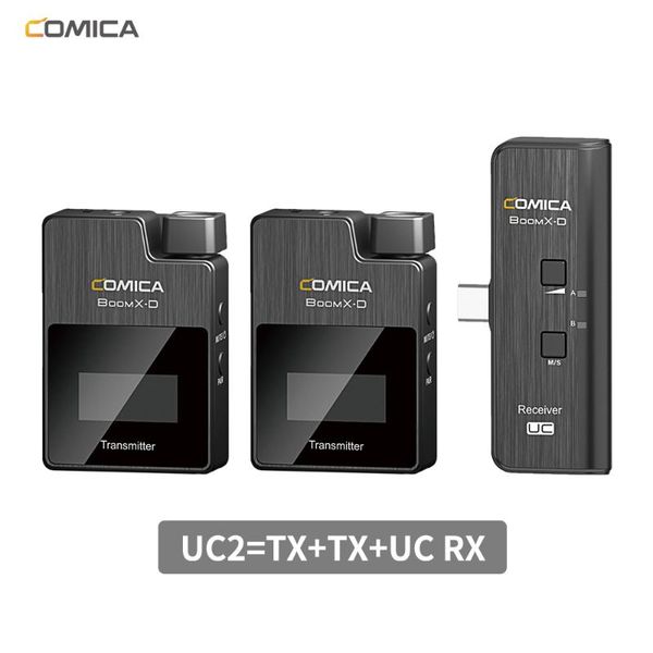 comica boomx-d 2.4g digital wireless microphone system, transmitter and receiver, lavalier lapel mic for cameras/smartphones
comica boomx-d 2.4g digital wireless microphone system, transmitter and receiver, lavalier lapel mic for cameras/smartphones