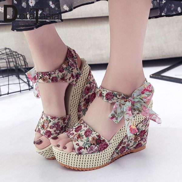 doratasia new ladies bowtie wedges high heels sandals 2021 party wedding sandals women fashion flower print summer shoes woman, Black
doratasia new ladies bowtie wedges high heels sandals 2021 party wedding sandals women fashion flower print summer shoes woman, Black