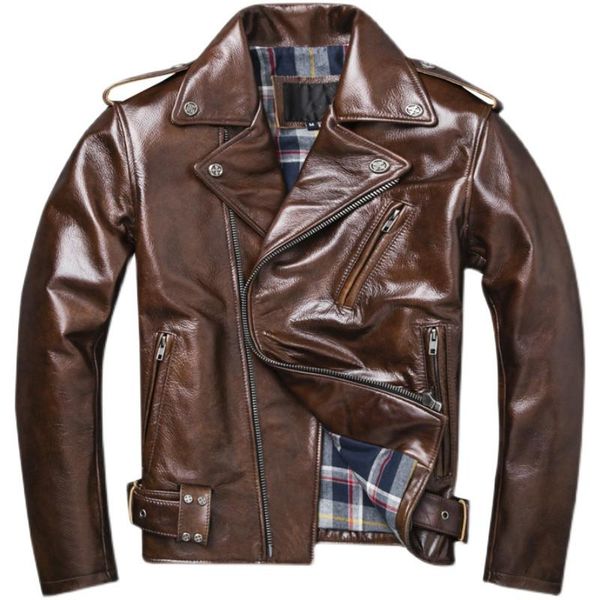 men's leather & faux 2021 dark brown motorcycle style genuine jacket men plus size 5xl real natural cowhide autumn slim short biker, Black
men's leather & faux 2021 dark brown motorcycle style genuine jacket men plus size 5xl real natural cowhide autumn slim short biker, Black