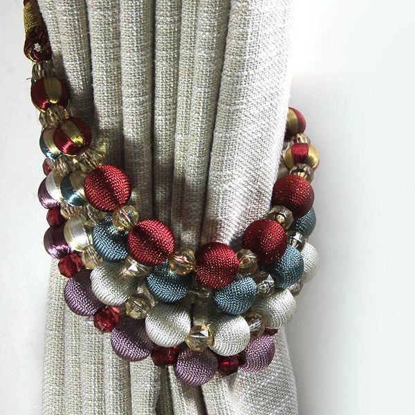 2pcs handmade curtain tiebacks rayon & crystal bead drape curtain holdbacks rope retro home decor accessories 34 inches
2pcs handmade curtain tiebacks rayon & crystal bead drape curtain holdbacks rope retro home decor accessories 34 inches
