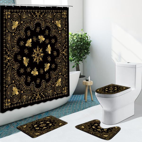shower curtains luxury mandala flower curtain geometric colorful pattern bath mat non-slip flannel rugs toilet cover bathroom decor set
shower curtains luxury mandala flower curtain geometric colorful pattern bath mat non-slip flannel rugs toilet cover bathroom decor set