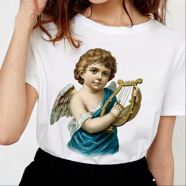 fashion short sleeved white t shirt female kawaii angel wings printed t shirt retro harajuku summer casual women tshirt
fashion short sleeved white t shirt female kawaii angel wings printed t shirt retro harajuku summer casual women tshirt