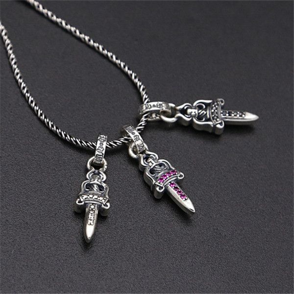 925 sterling silver swords pendants necklaces with stones american european vintage antique designer luxury jewelry accessories
925 sterling silver swords pendants necklaces with stones american european vintage antique designer luxury jewelry accessories