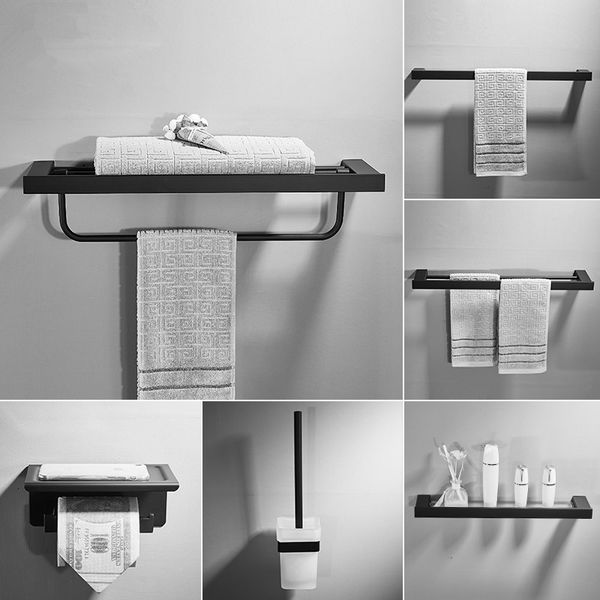 2021 new accessories corner shellf paper holder,towel rack,toilet brush holder black square bathroom hardware 8idc
2021 new accessories corner shellf paper holder,towel rack,toilet brush holder black square bathroom hardware 8idc