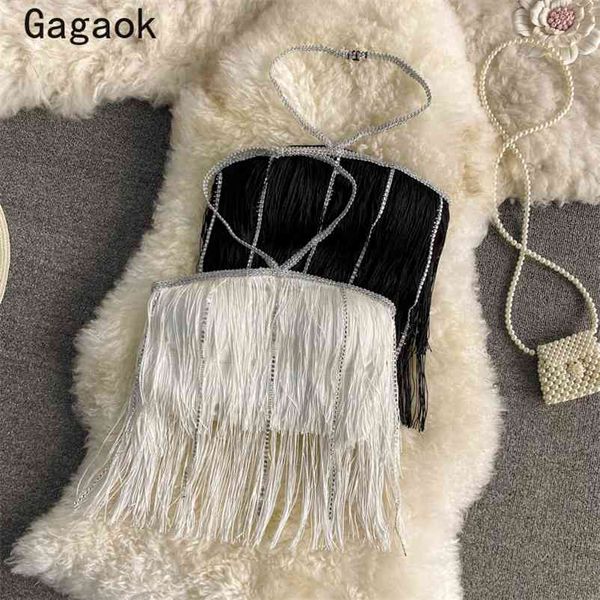 crop women summer solid club short tassel navel camis slim fashion outwear wild korean camisole 210531, White
crop women summer solid club short tassel navel camis slim fashion outwear wild korean camisole 210531, White