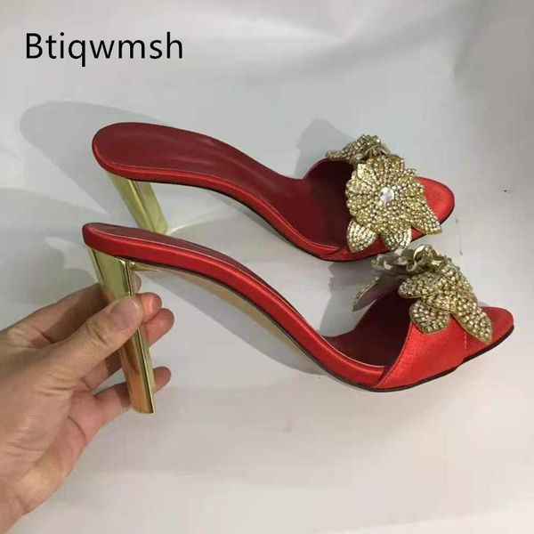sandals luxury flower rhinestone women open toe mixed color sequined red pink satin gold strange high heels woman party shoes, Black
sandals luxury flower rhinestone women open toe mixed color sequined red pink satin gold strange high heels woman party shoes, Black