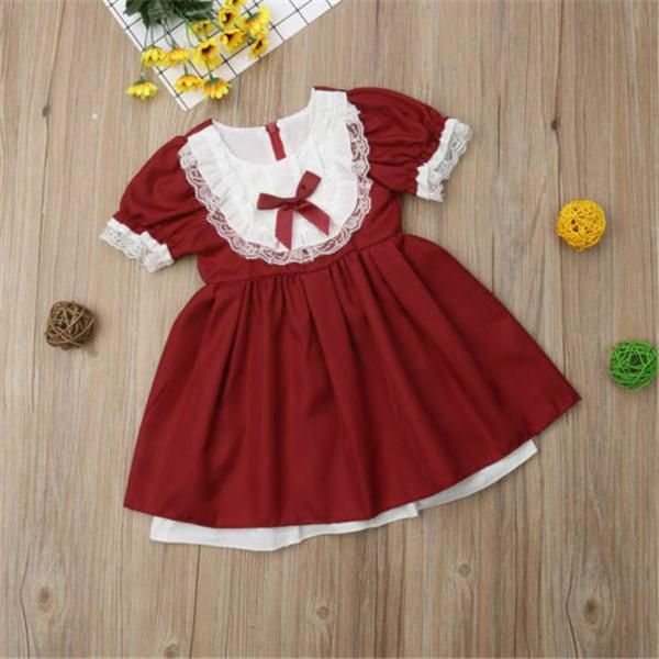 girl's dresses baby girls prom bowknot dress kids retro bridesmaid pformal gown, Red;yellow
girl's dresses baby girls prom bowknot dress kids retro bridesmaid pformal gown, Red;yellow