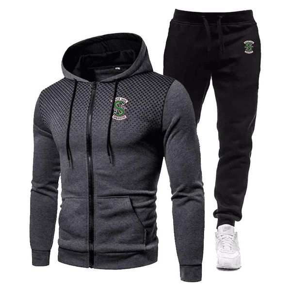 men's tracksuits brand sportswear fashion hoodie 2021 sweater + sports pants spring and autumn zipper cardigan two-piece suit, Gray
men's tracksuits brand sportswear fashion hoodie 2021 sweater + sports pants spring and autumn zipper cardigan two-piece suit, Gray