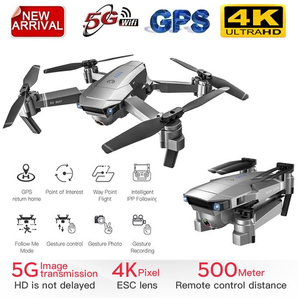 New SG907 GPS Drone with Camera 4K 5G Wifi RC Quadcopter Optical Flow Foldable Mini Dron 1080P HD Camera Drone VS E520S E58, Sg907 1080p 2b bag
New SG907 GPS Drone with Camera 4K 5G Wifi RC Quadcopter Optical Flow Foldable Mini Dron 1080P HD Camera Drone VS E520S E58, Sg907 1080p 2b bag