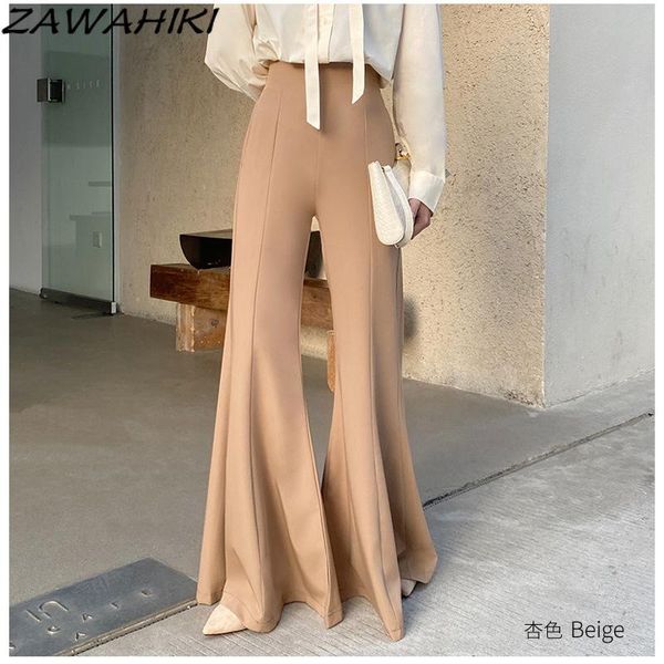 women's pants & capris zawahiki japanese style flare vintage 2021 spring elastic high waist solid loose wide leg fashion mujer pantalon, Black;white
women's pants & capris zawahiki japanese style flare vintage 2021 spring elastic high waist solid loose wide leg fashion mujer pantalon, Black;white