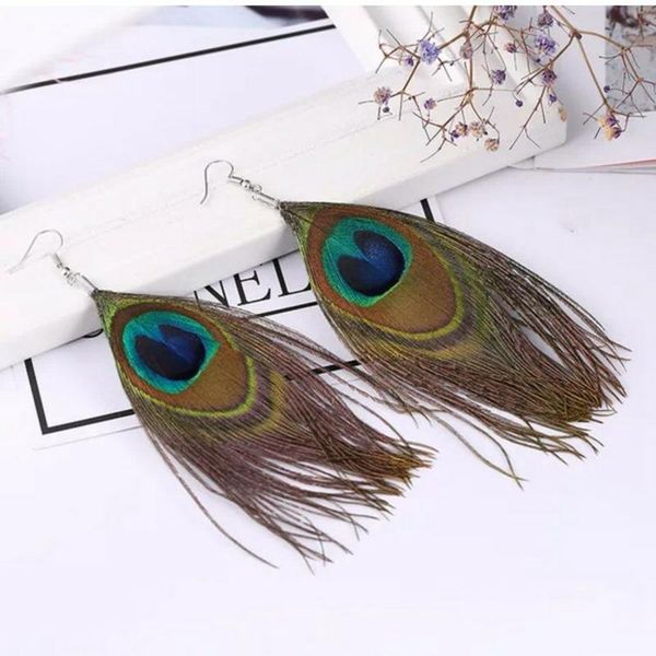 dangle & chandelier vintage peacock earrings for women female bohemian summer ethnic tassel long feather boho holiday ear jewelry oorbellen, Silver
dangle & chandelier vintage peacock earrings for women female bohemian summer ethnic tassel long feather boho holiday ear jewelry oorbellen, Silver