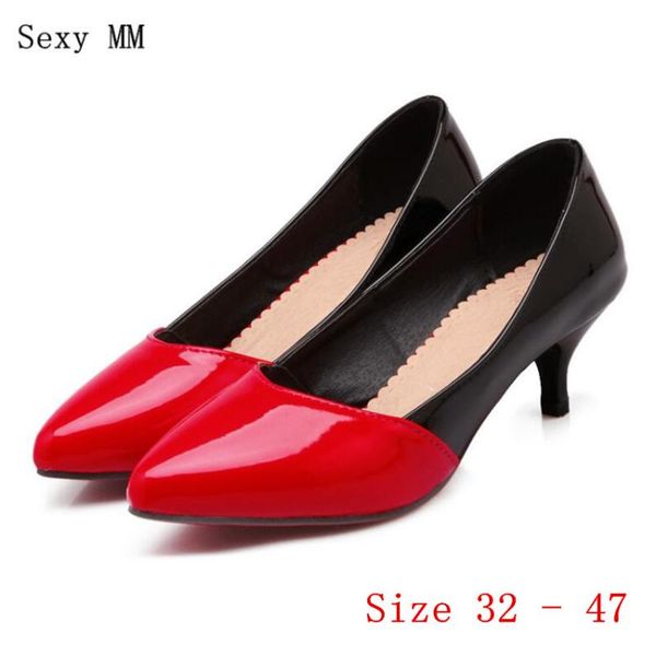 dress shoes low high heels women pumps heel stiletto woman party wedding kitten scarpin small plus size 32 - 47, Black
dress shoes low high heels women pumps heel stiletto woman party wedding kitten scarpin small plus size 32 - 47, Black