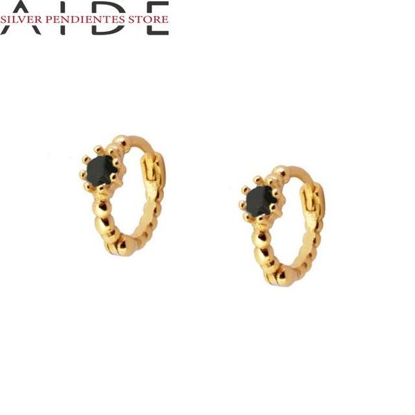 hoop & huggie aide 925 sterling silver small earrings for women lavender/black/white/champagne zircon golden orecchini, Golden;silver
hoop & huggie aide 925 sterling silver small earrings for women lavender/black/white/champagne zircon golden orecchini, Golden;silver