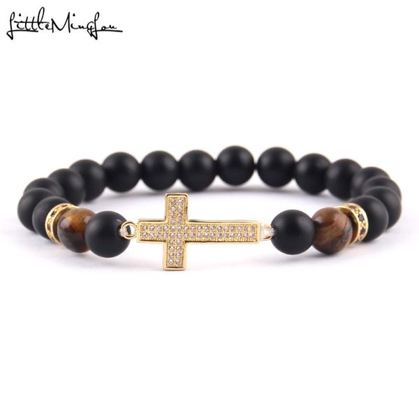 charm bracelets little minglou luxury fashion men bead bracelet micro pave cz rims & cross jesus bangles for jewelry, Golden;silver
charm bracelets little minglou luxury fashion men bead bracelet micro pave cz rims & cross jesus bangles for jewelry, Golden;silver