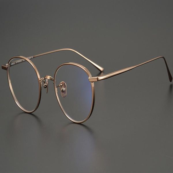 fashion sunglasses frames japanese handmade pure titanium eyeglasses men vintage optical eyewear clear lens prescription retro myopia glasse, Black
fashion sunglasses frames japanese handmade pure titanium eyeglasses men vintage optical eyewear clear lens prescription retro myopia glasse, Black