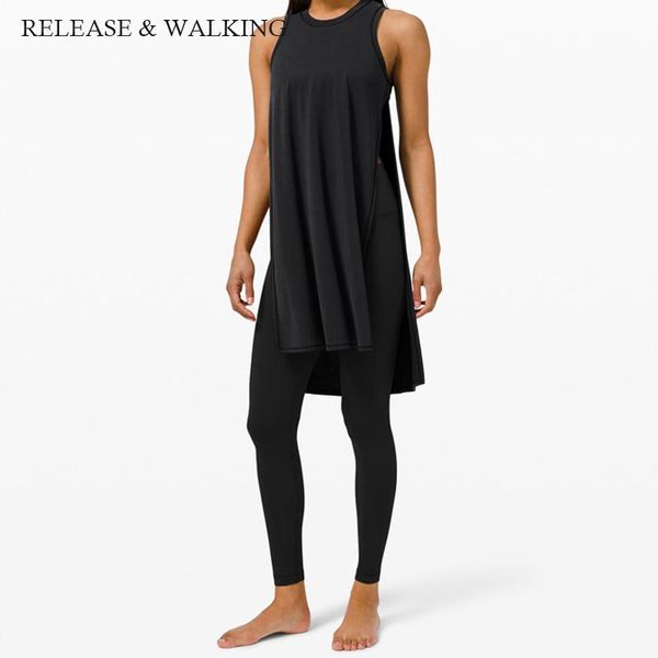 yoga outfit r&w sleeveless t-shirt women sports running long vest loose dancing training workout summer tshirt slit fashion
yoga outfit r&w sleeveless t-shirt women sports running long vest loose dancing training workout summer tshirt slit fashion