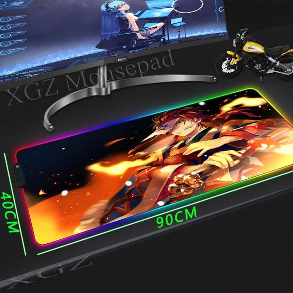 mouse pads & wrist rests xgz japan anime large rgb pad black lock-edge swordsman boy computer desk mat speed rubber non-slip 900x400 / 800x3
mouse pads & wrist rests xgz japan anime large rgb pad black lock-edge swordsman boy computer desk mat speed rubber non-slip 900x400 / 800x3