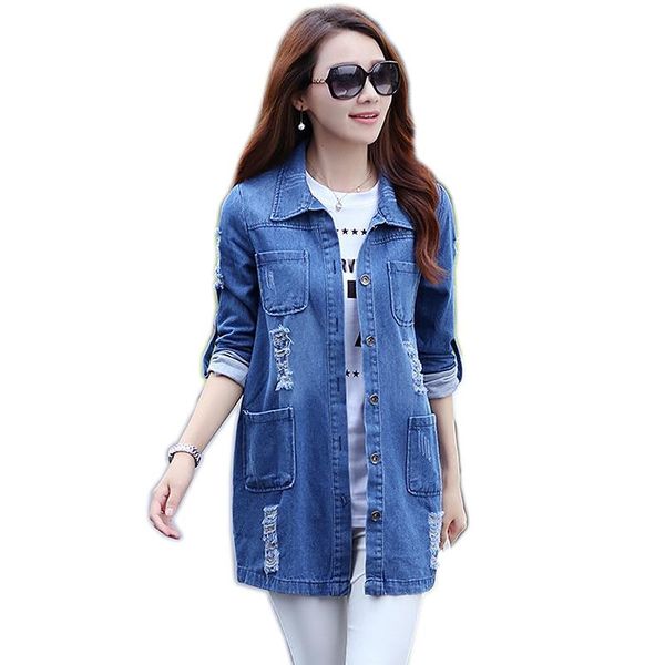 new frayed denim jackets women hole boyfriend style jean jacket denim loose spring autumn jeans coats casacos feminino, Black;brown
new frayed denim jackets women hole boyfriend style jean jacket denim loose spring autumn jeans coats casacos feminino, Black;brown