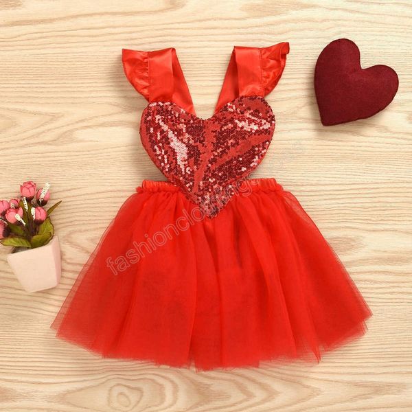 infant newborn baby toddler girls sequins heart dress hollow out back lace up sleeveless mesh tutu skirt diaper cover romper jumpsiut valent, Red;yellow
infant newborn baby toddler girls sequins heart dress hollow out back lace up sleeveless mesh tutu skirt diaper cover romper jumpsiut valent, Red;yellow