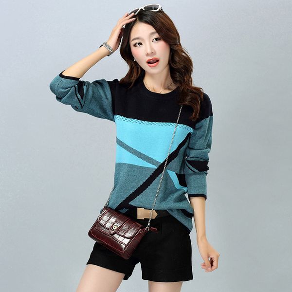 spring and autumn korean hedging impression around the neck big size of long-sleeve women loose sweater iu0s, White;black
spring and autumn korean hedging impression around the neck big size of long-sleeve women loose sweater iu0s, White;black