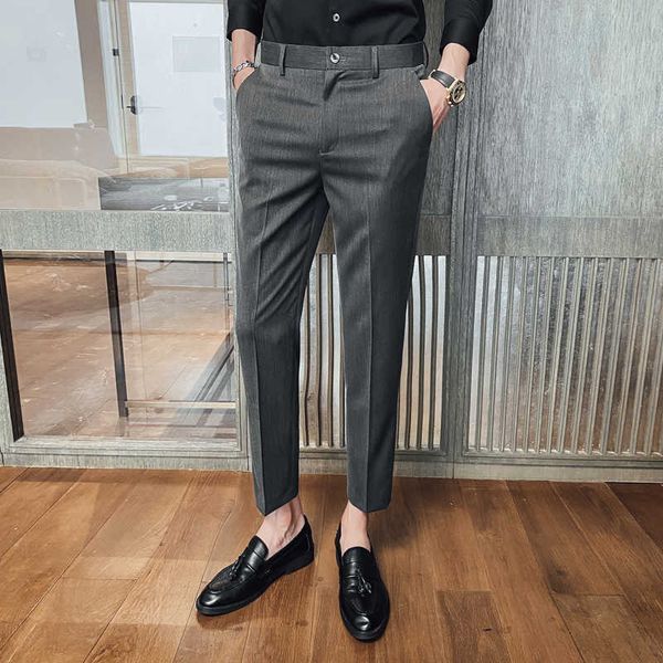 korean business dress pants formal office social suit pants ankle length slim fit streetwear casual pants costume homme 210527, White;black
korean business dress pants formal office social suit pants ankle length slim fit streetwear casual pants costume homme 210527, White;black