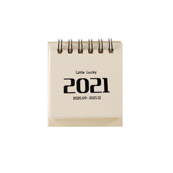 paintings mini desk calendar stand up flip daily monthly table planner portable calendars schedule plann
