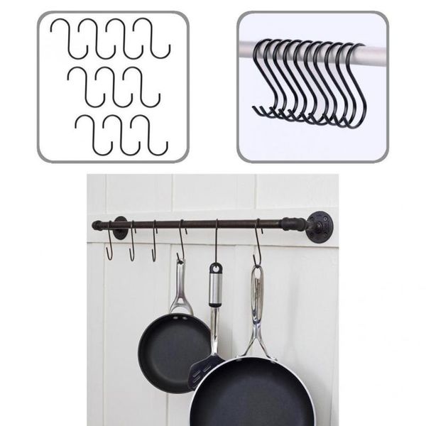 hooks & rails compact 10pcs fashion durable s shape hanging hook metal hanger lightweight for home
hooks & rails compact 10pcs fashion durable s shape hanging hook metal hanger lightweight for home