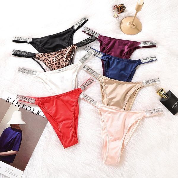 women thongs rhinestones letter diamonds g-string thong low waist shorts briefs t-back fitness triangle panties women's, Black;pink
women thongs rhinestones letter diamonds g-string thong low waist shorts briefs t-back fitness triangle panties women's, Black;pink