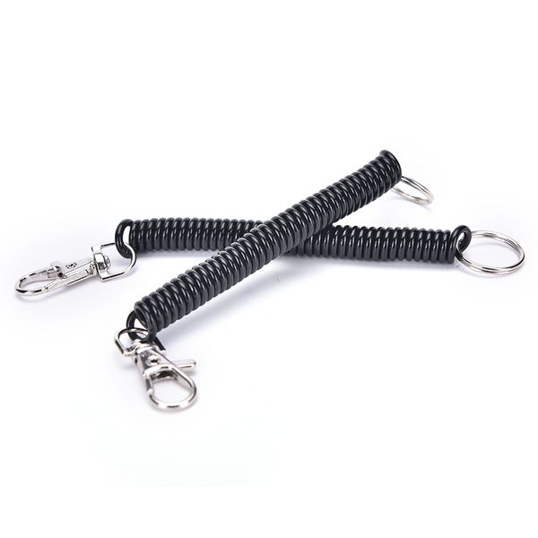 2pcs elastic spring rope key chains key rings silver color metal carabiner for outdoor camping anti-lost phone spring keychain
2pcs elastic spring rope key chains key rings silver color metal carabiner for outdoor camping anti-lost phone spring keychain
