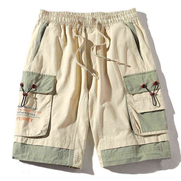2020 summer cargo shorts with pockets cotton streetwear casual men's shorts ribbons bermuda short pants men g1209, White;black
2020 summer cargo shorts with pockets cotton streetwear casual men's shorts ribbons bermuda short pants men g1209, White;black