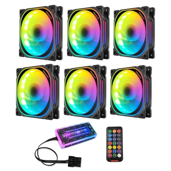 lapcooling pads coolmoon rgb computer case fan, 12cm multi-layer silent light-emitting fan cpu (6pcs)
lapcooling pads coolmoon rgb computer case fan, 12cm multi-layer silent light-emitting fan cpu (6pcs)