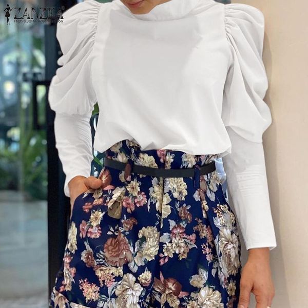 women's blouses & shirts casual lady office white blusa feminina women solid puff sleeve work tunic 2021 fashion party elegant zanzea
women's blouses & shirts casual lady office white blusa feminina women solid puff sleeve work tunic 2021 fashion party elegant zanzea