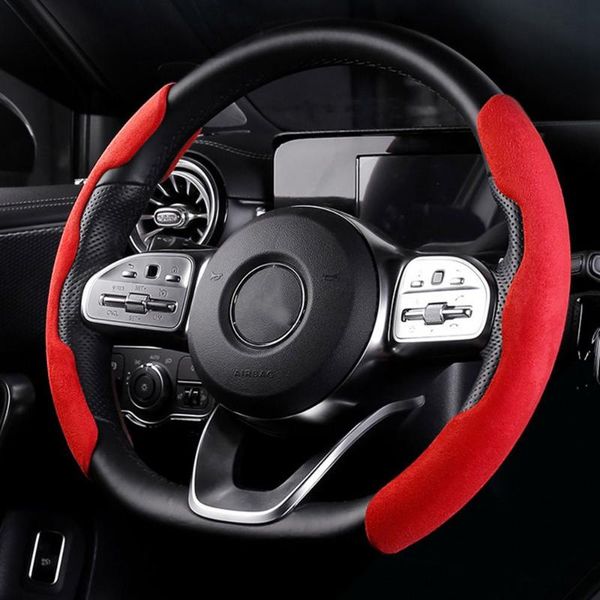 steering wheel covers 2pcs universal auto side cover sweatproof suede leather case non-slip fluffy soft protector
steering wheel covers 2pcs universal auto side cover sweatproof suede leather case non-slip fluffy soft protector