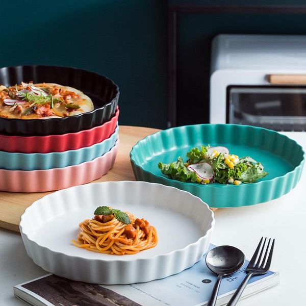 jianou 10 inch round simple meal ceramic plate family pasta sushi dumb disc l western meal plate
jianou 10 inch round simple meal ceramic plate family pasta sushi dumb disc l western meal plate