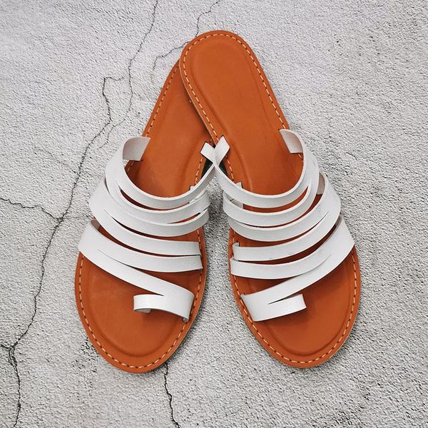 comfort leather roman sandals retro women's gladiator casual shoes soft flat with beach slides outside travel summer shoe, Black
comfort leather roman sandals retro women's gladiator casual shoes soft flat with beach slides outside travel summer shoe, Black