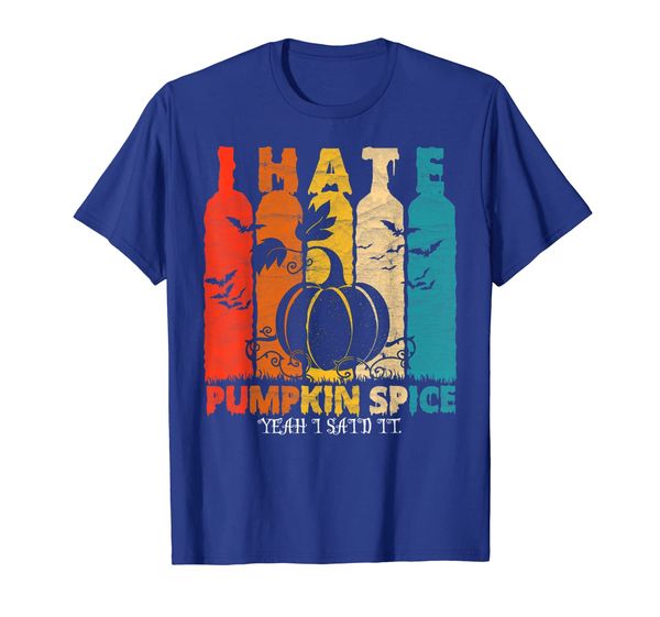 i hate pumpkin spice, yeah i said it vintage t-shirt, White;black
i hate pumpkin spice, yeah i said it vintage t-shirt, White;black