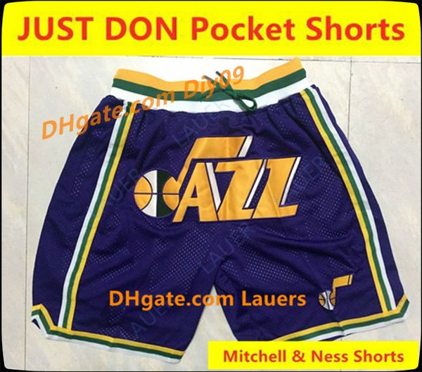 vintage mens new utah jazz just don pocket shorts mitchell gobert conley big face stitched breathable basketball classic shorts, Black
vintage mens new utah jazz just don pocket shorts mitchell gobert conley big face stitched breathable basketball classic shorts, Black