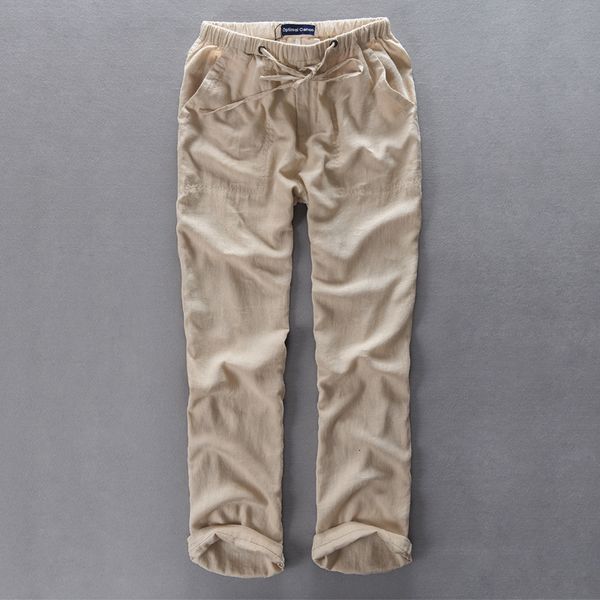 2021 new novo estilo de algodo e linho da marca dos homens casuais moda confortvel masculino calas slidas para agny, Black
2021 new novo estilo de algodo e linho da marca dos homens casuais moda confortvel masculino calas slidas para agny, Black