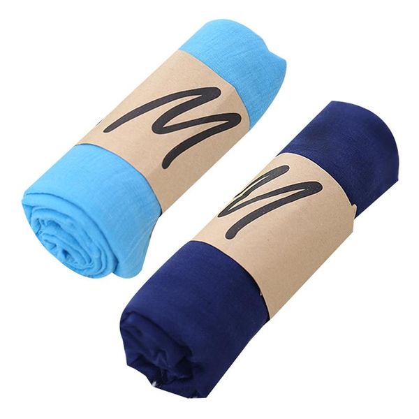 scarves 2x solid color candy cotton headband ladies gift beautiful scarf wild shade beach towel shawl (blue&navy blue), Blue;gray
scarves 2x solid color candy cotton headband ladies gift beautiful scarf wild shade beach towel shawl (blue&navy blue), Blue;gray