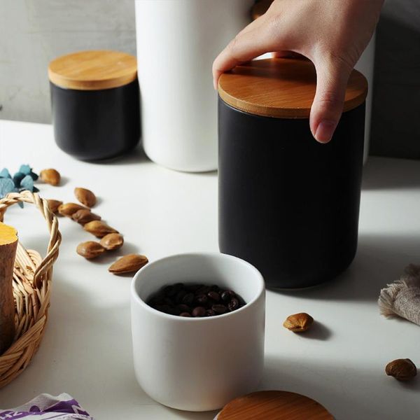 storage bottles & jars home creative ceramic seasoning jar with wooden lid spice container pot grain organizer household kitchen tools
storage bottles & jars home creative ceramic seasoning jar with wooden lid spice container pot grain organizer household kitchen tools