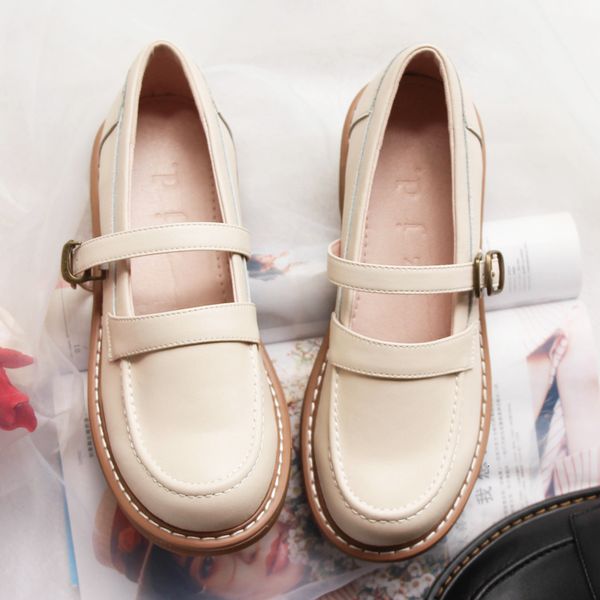 japanese soft sweet lolita girl younger genuine leather shoes jk uniform students korean style ladies moccasins flat college 3kcb, Black
japanese soft sweet lolita girl younger genuine leather shoes jk uniform students korean style ladies moccasins flat college 3kcb, Black