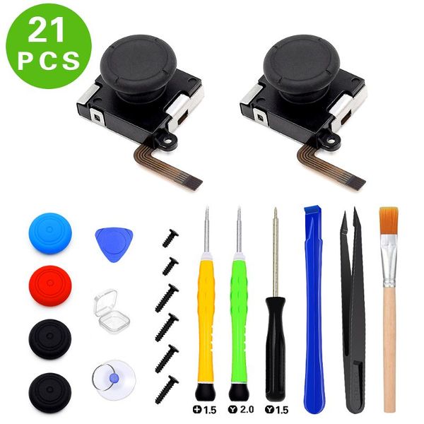 game controllers & joysticks 21in1 3d replacement analog thumb sticks grip metal buckles sensor repair tool for switch tools
game controllers & joysticks 21in1 3d replacement analog thumb sticks grip metal buckles sensor repair tool for switch tools