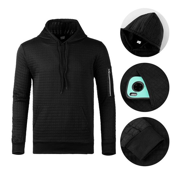men's hoodies & sweatshirts 2021 fall fashion pure color hoodie casual sports men hip hop street sportswear, Black
men's hoodies & sweatshirts 2021 fall fashion pure color hoodie casual sports men hip hop street sportswear, Black