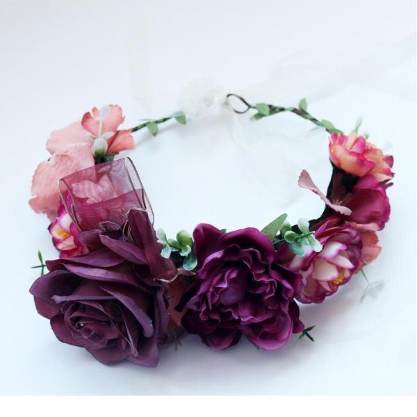 women wedding flower crown wreath floral head band garlands bridesmaid flower headband girls hair accessories bride h qylskh
women wedding flower crown wreath floral head band garlands bridesmaid flower headband girls hair accessories bride h qylskh