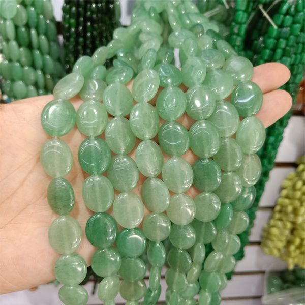 13x18mm oval shape natural green aventurine stone beads diy loose spacer gemstone jades bead for jewelry making bracelet 15'', Black
13x18mm oval shape natural green aventurine stone beads diy loose spacer gemstone jades bead for jewelry making bracelet 15'', Black