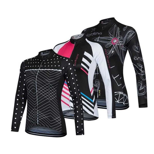 spring and summer long sleeve jacket sweat wicking quick drying cycling suit women's style, Black;white
spring and summer long sleeve jacket sweat wicking quick drying cycling suit women's style, Black;white