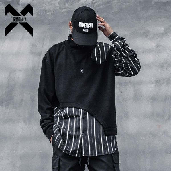 men's hoodies & sweatshirts men harajuku turtleneck sweatshirt streetwear 2021 fashion punk plaid patch patchwork pullover sweat shirts, Black
men's hoodies & sweatshirts men harajuku turtleneck sweatshirt streetwear 2021 fashion punk plaid patch patchwork pullover sweat shirts, Black