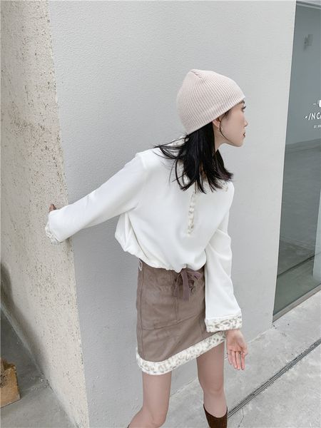 2021 new fur collared sweatshirt cropped hoodie women white leopard print long sleeve autumn winter korean fashion am1z, Black
2021 new fur collared sweatshirt cropped hoodie women white leopard print long sleeve autumn winter korean fashion am1z, Black