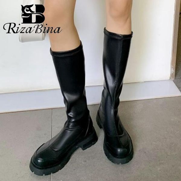 boots rizabina size 34-42 long for female solid color thick bottom 2022 arrival knee boot casual footwear, Black
boots rizabina size 34-42 long for female solid color thick bottom 2022 arrival knee boot casual footwear, Black